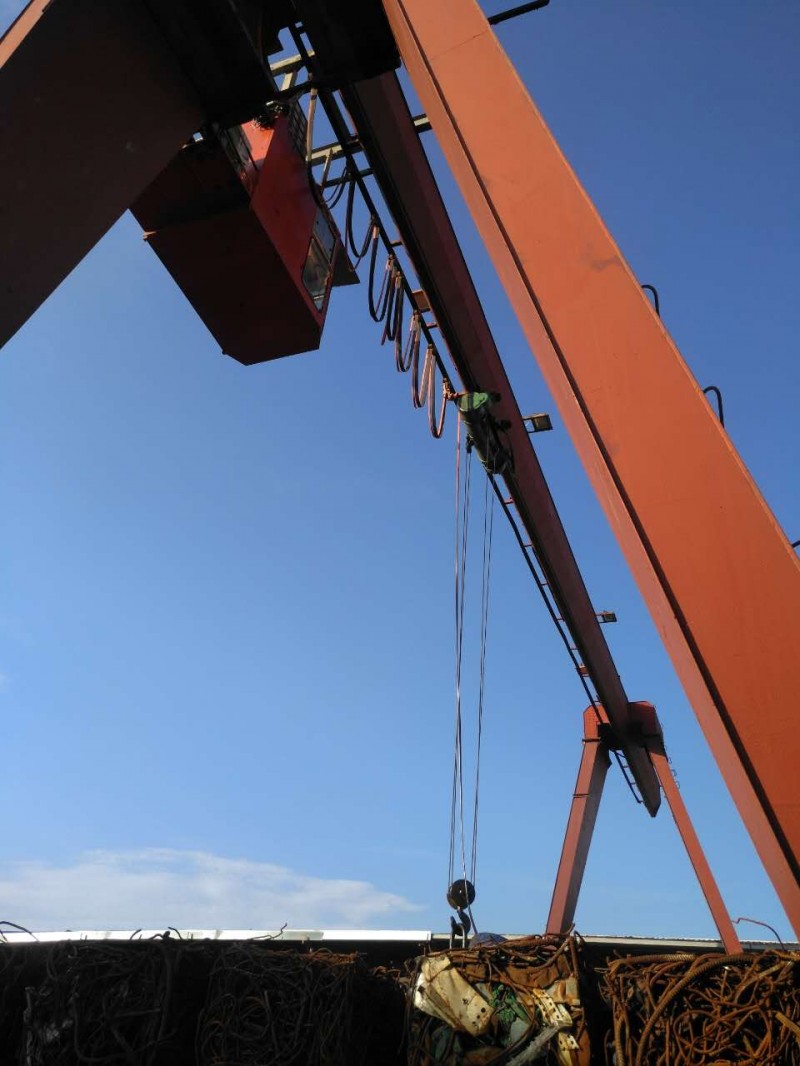 包钢捷联废钢铁再生资源一期工程试生产年废钢加工能力可达67万吨
